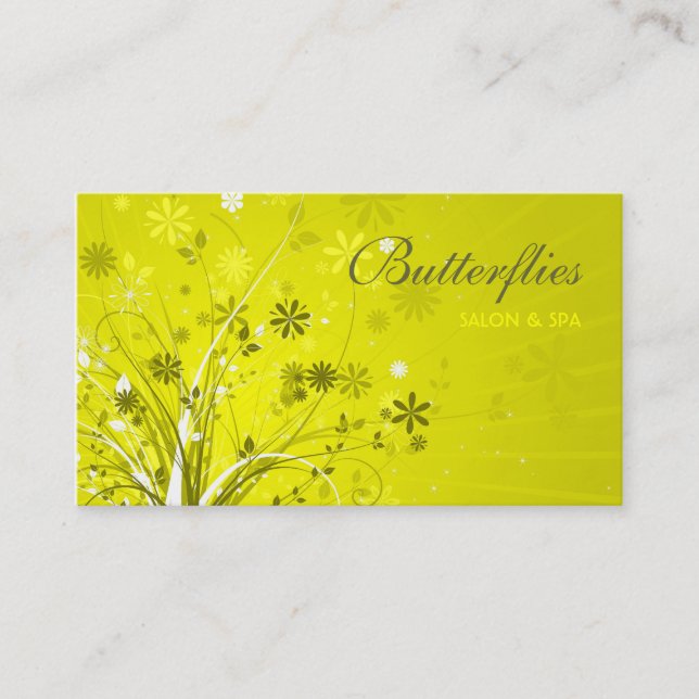 Floral Design Business Card (Front)