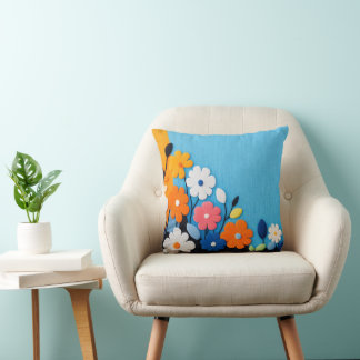 Floral Design Cushion
