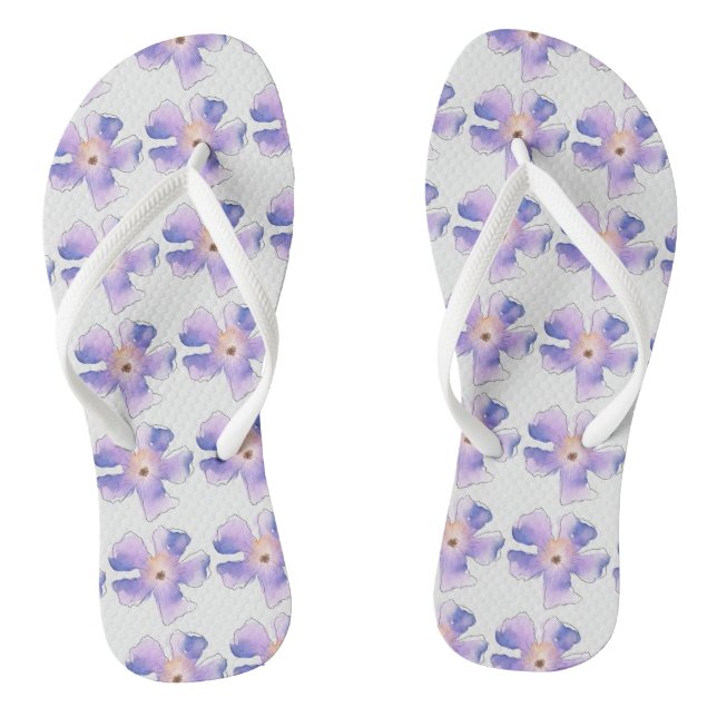 Floral design flip flops (Footbed)