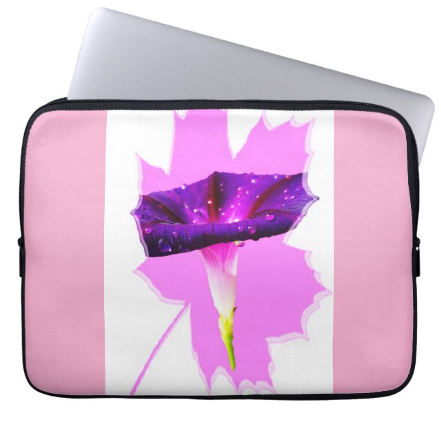 Floral Design  Laptop Sleeve (Front)