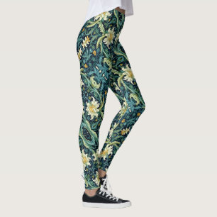 Floral design leggings