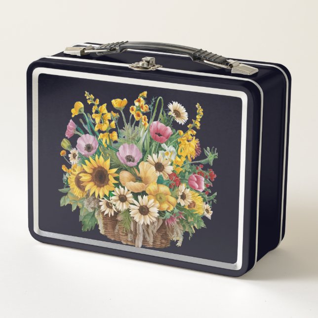 Floral design lunchbox (Front)
