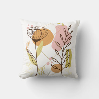 Floral design modern pattern cushion