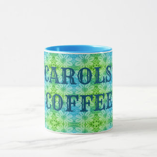 Floral design - Names-Carol Mug