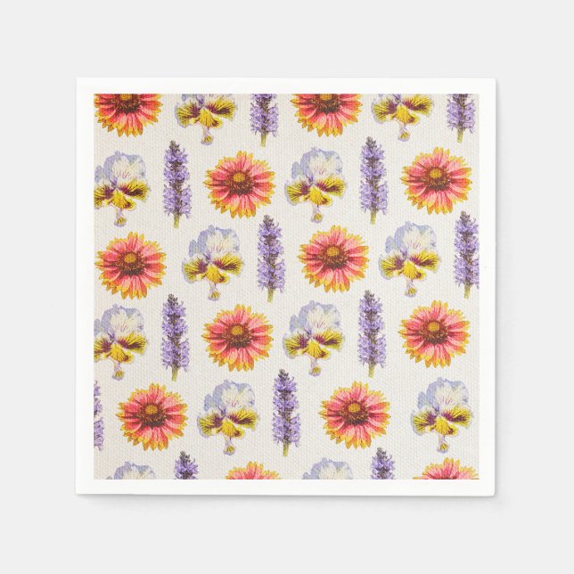 Floral Design Napkin (Front)