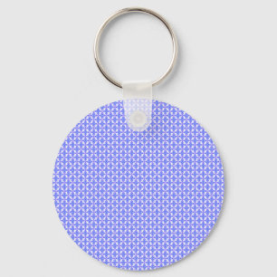 Floral Design Pattern Key Ring