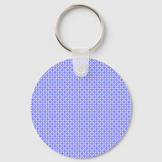Floral Design Pattern Key Ring (Front)