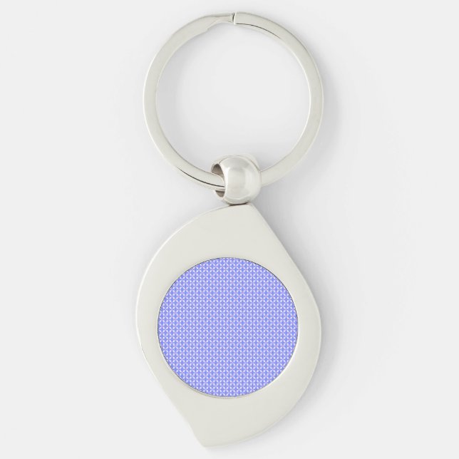 Floral Design Pattern Key Ring (Front)