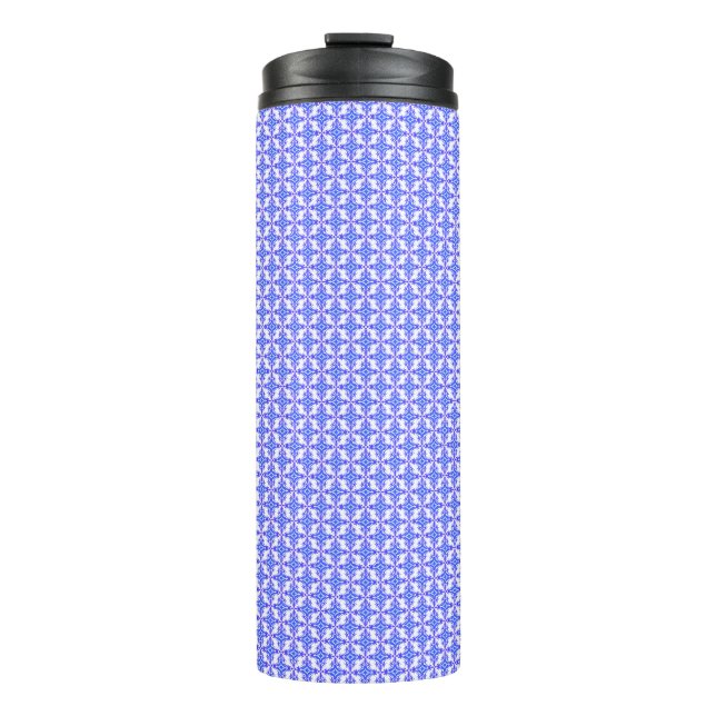 Floral Design Pattern Thermal Tumbler (Front)