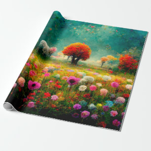 Floral design pattern Wrapping Paper