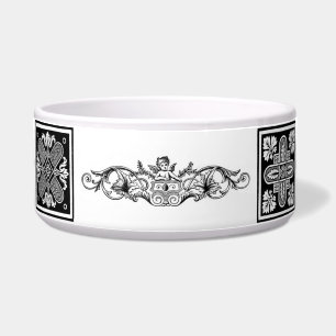 Floral Design Pet Bowl