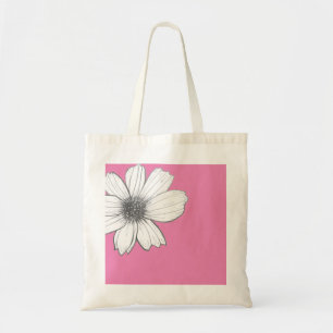 Floral design Pink Tote Bag