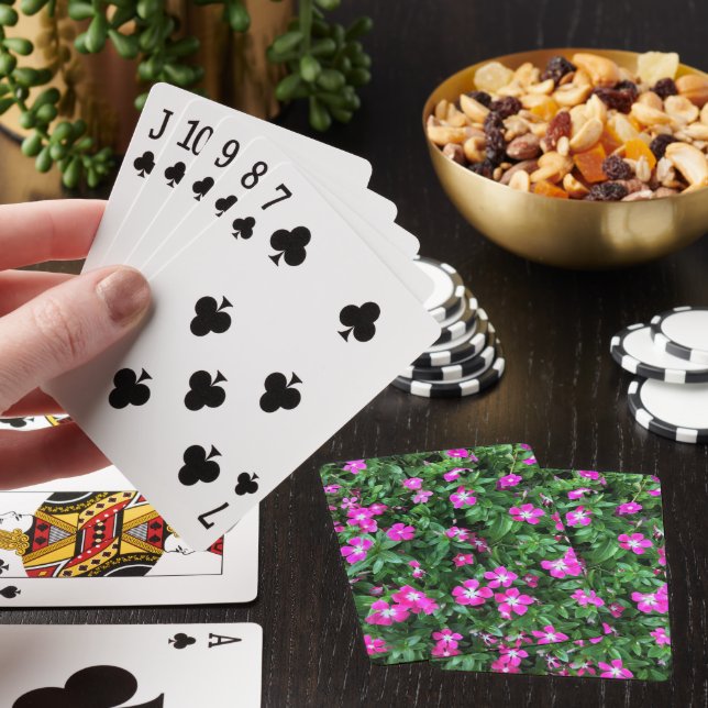 Floral Design Poker Cards (In Situ)