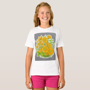 Floral design print T-Shirt