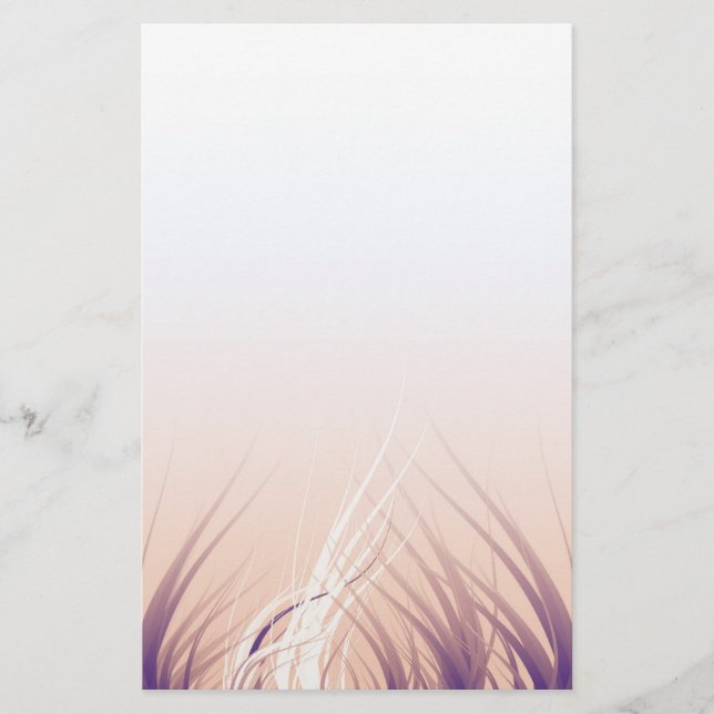 Floral Design Stationery (Front)