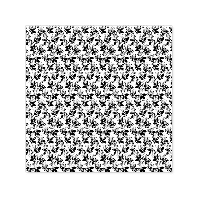 floral Design Twenty One Self-inking Stamp (Design)