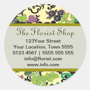 Floral Designed Sticker