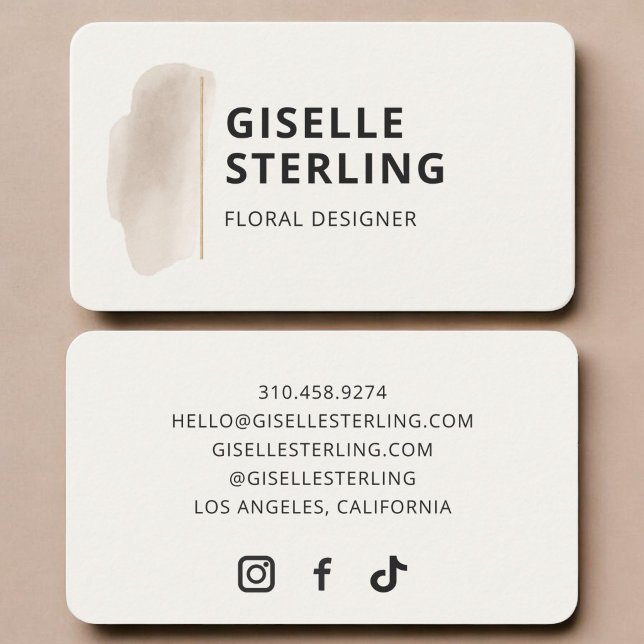 Floral Designer Business Card (Creator Uploaded)