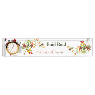 Floral Designer Custom  for Professionals Nameplate