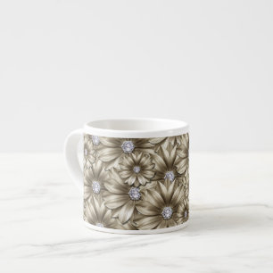 Floral Diamonds Espresso Cup