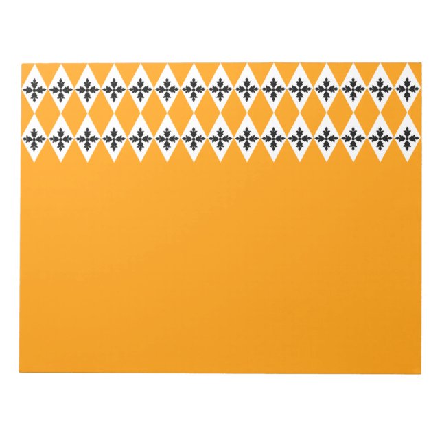 Floral Diamonds Notepad (Front)