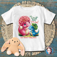 Floral Dinosaurs My Great Aunt Loves Me