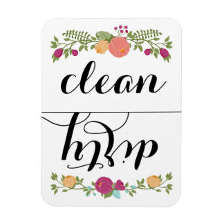 Floral Dishwasher Magnet