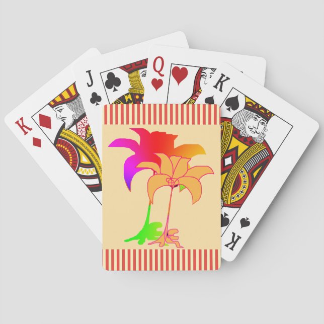Floral Display  Playing Cards (Back)