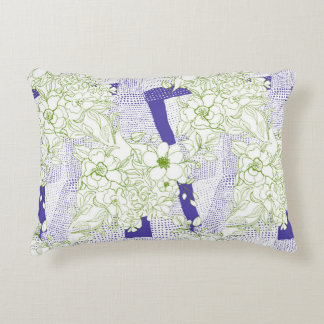 Floral Disruption – Artistic Throw Pillow
