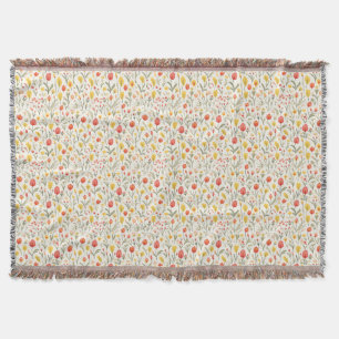 Floral Diversity Is Nature’s Masterpiece Throw Blanket