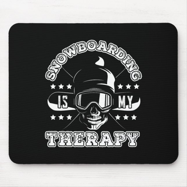 Floral Dog Skeleton  Mouse Pad (Front)