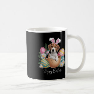 Floral Dogs Easter Day Cute Beagle Dog Puppy Happy Coffee Mug