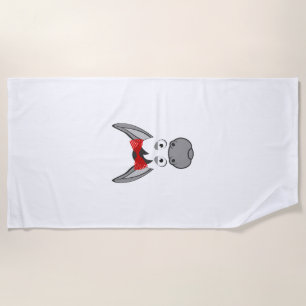 Floral Donkey Animal Halloween Costume Gift Beach Towel