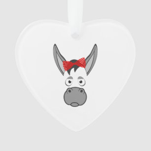 Floral Donkey Animal Halloween Costume Gift Ornament