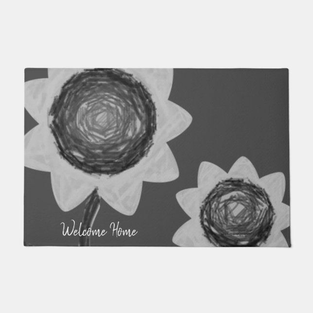 Floral Door Mat (Front)