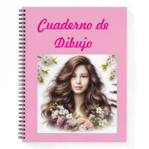 Floral Drawing Notebook