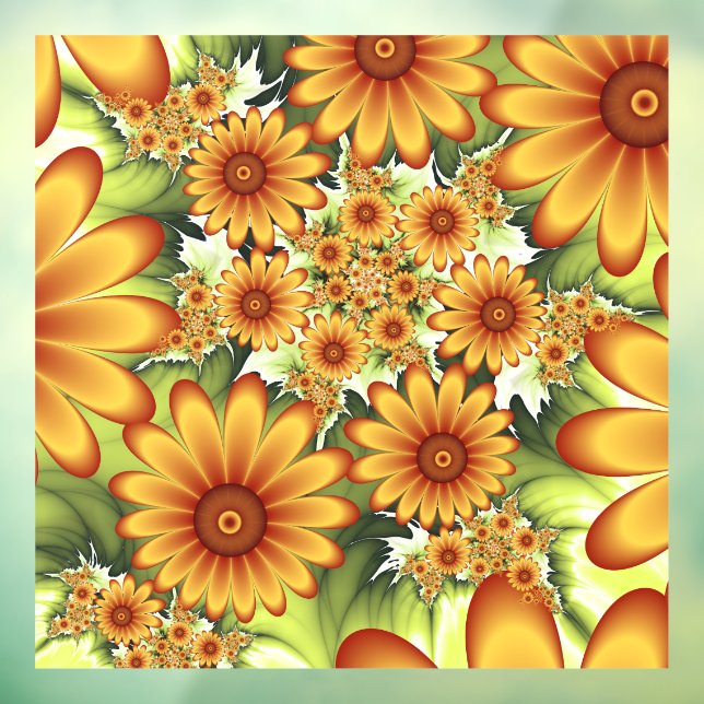 Floral Dream, Modern Abstract Flower Fractal Art (Sheet 3)