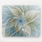 Floral Dream Pattern Abstract Blue Khaki Fractal