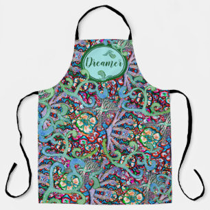 Floral Dreamer Colourful Unusual Summery Pattern Apron