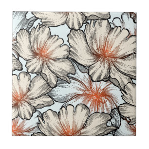 Floral Dreams #10 at Susiejayne Ceramic Tile