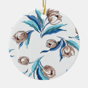 Floral Dreams #9 at Susiejayne Ceramic Ornament