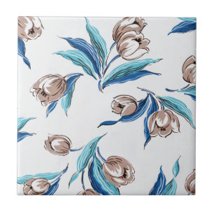 Floral Dreams #9 at Susiejayne Tile