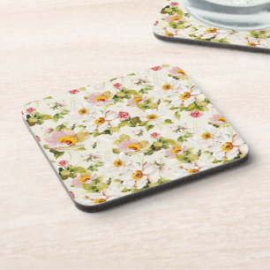 Floral Dreams No. 8 at Susiejayne Beverage Coaster