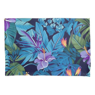 'Floral Dreams' - Tropical floral design Pillowcase