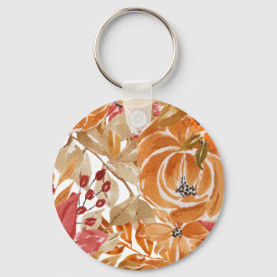 Floral Dresses For Wedding Key Ring