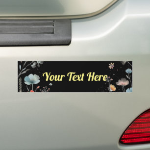 Floral Drive: Customisable Bumper Sticker