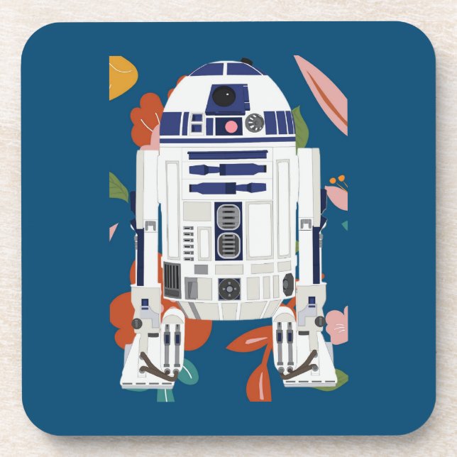 Floral Droid Coaster (Front)