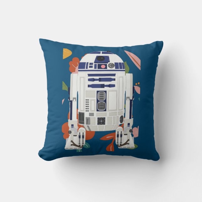 Floral Droid Cushion (Front)