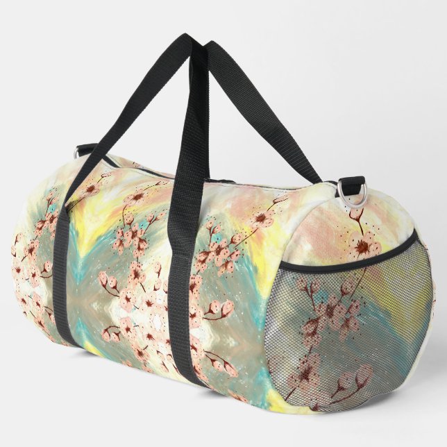 Floral Duffle Bag (Right Corner)