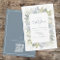 Floral Dusty Blue Bridal Shower QR Code Event Page
